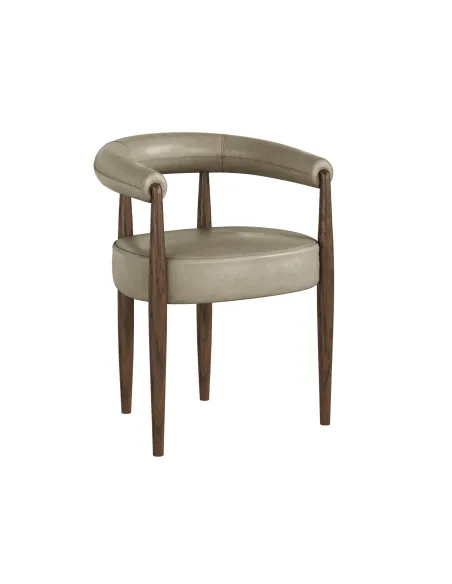 Florence Dining Chair - Pebble Grey PU