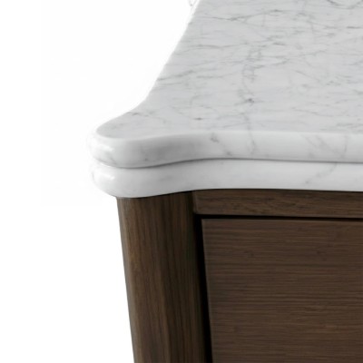 Florence Sofa Side Table - Brown