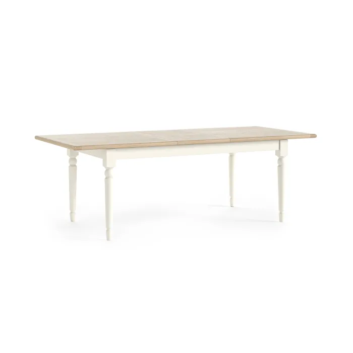 Provence Large Extending Dining Table - White