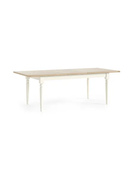 Provence Large Extending Dining Table - White