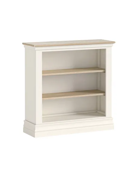 Provence Low Bookcase - White