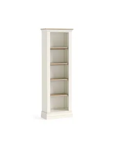 Provence Slim Bookcase - White