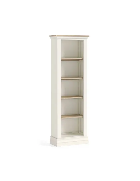 Provence Slim Bookcase - White