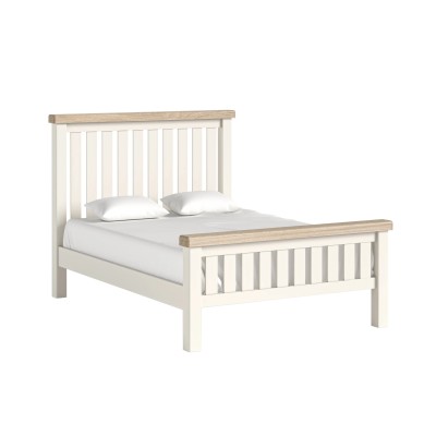 Windsor 4ft6 Slatted Bedframe - White