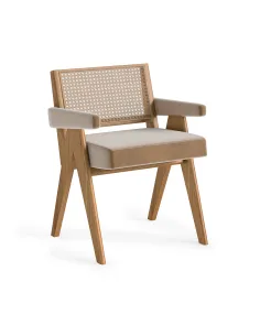 Aria Dining Chair - Caramel Velvet