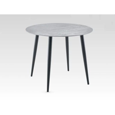 Argenta 90cm Dining Set with 4 Dark Grey Chairs