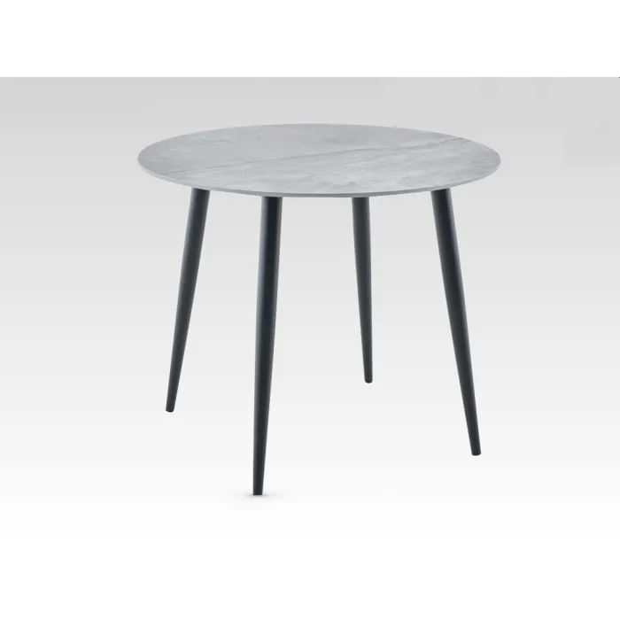 Argenta 90cm Dining Set with 4 Dark Grey Chairs