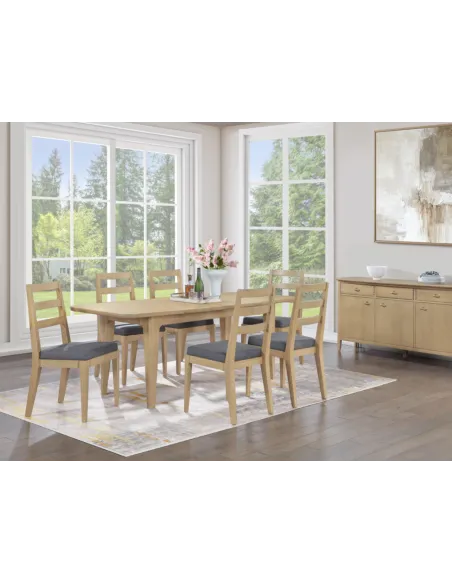 Cotswold 1.6m Dining Set with 6 Chairs - Oak