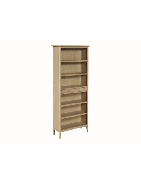 Cotswold Tall Bookcase with Drawer - Oak