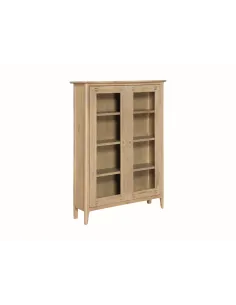 Cotswold Glazed Display Cabinet - Oak