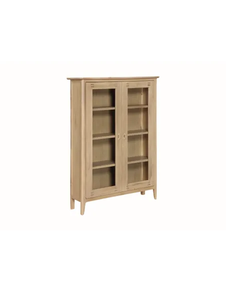 Cotswold Glazed Display Cabinet - Oak