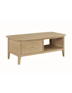 Cotswold Coffee Table with Drawer  - Oak