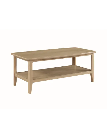 Cotswold Coffee Table with Shelf  - Oak