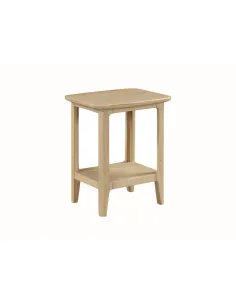 Cotswold Lamp Table with Shelf - Oak