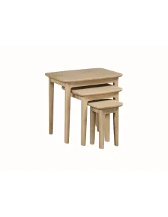 Cotswold Nest of 3 Tables - Oak