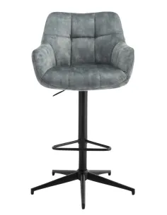 Jade Bar Stool - Stone Blue