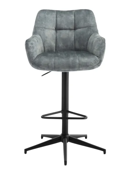 Jade Bar Stool - Stone Blue