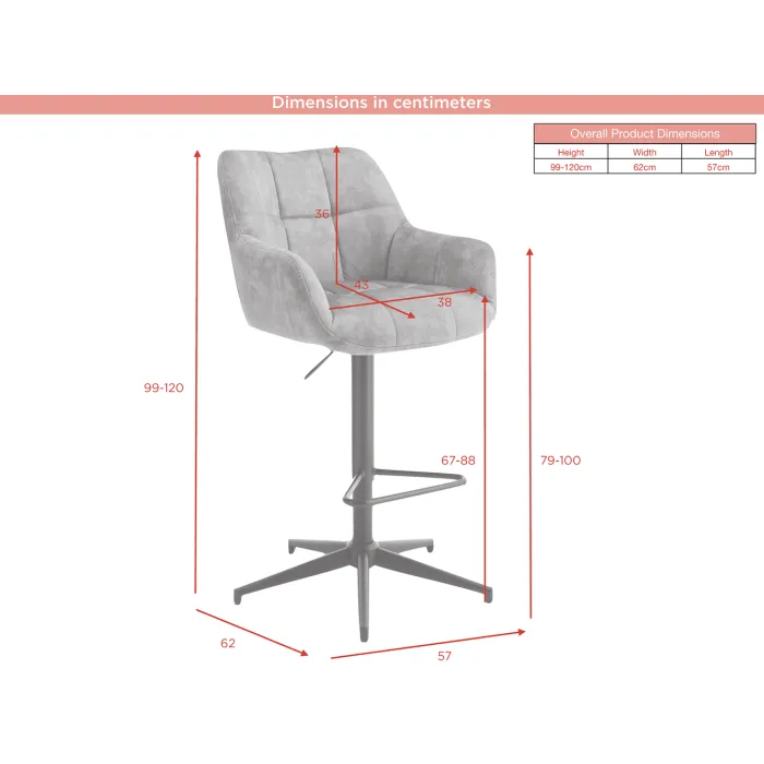 Jade Bar Stool - Olive