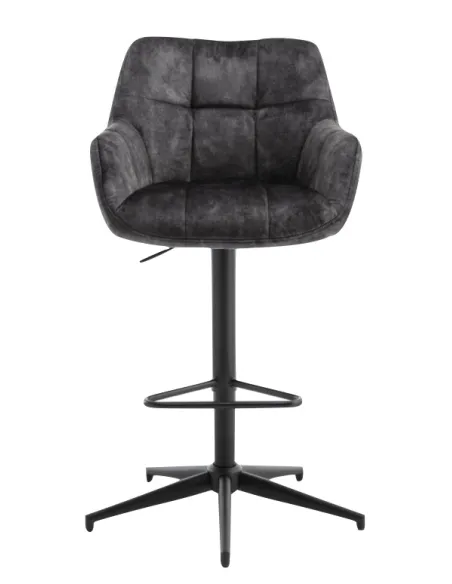Jade Bar Stool - Charcoal