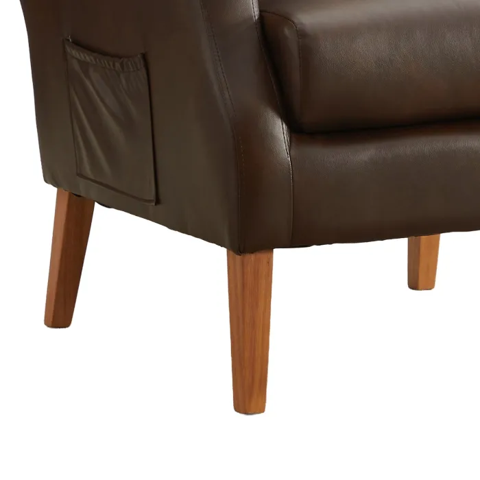 Faro Fireside Armchair - Tan PU