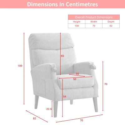 Faro Fireside Armchair - Tan PU