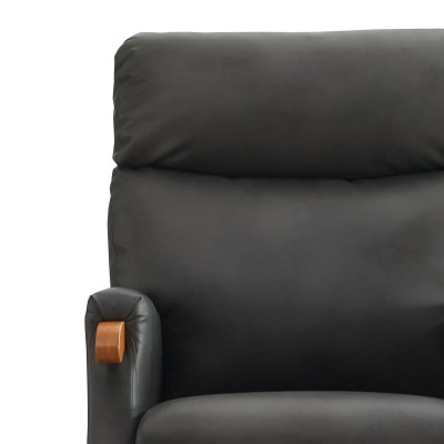 Faro Fireside Armchair - Grey PU