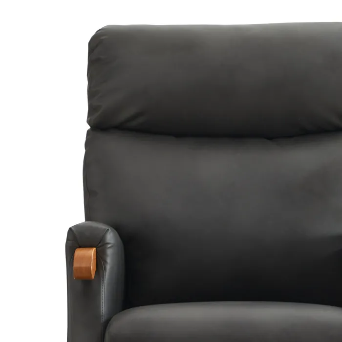 Faro Fireside Armchair - Grey PU