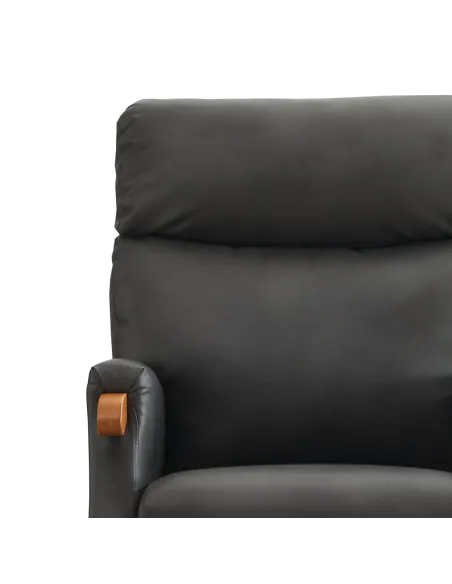 Faro Fireside Armchair - Grey PU