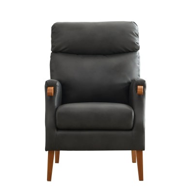 Faro Fireside Armchair - Grey PU
