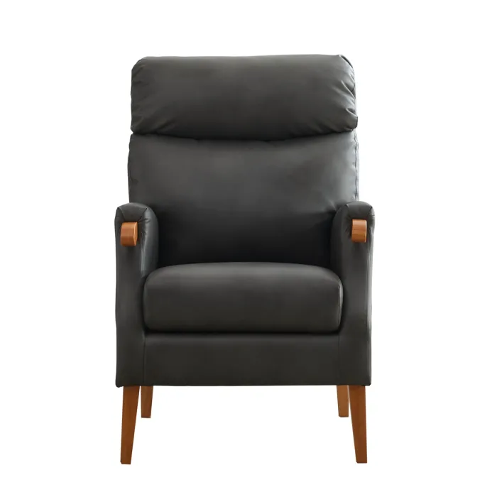 Faro Fireside Armchair - Grey PU