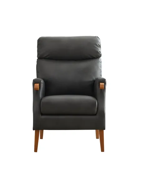 Faro Fireside Armchair - Grey PU