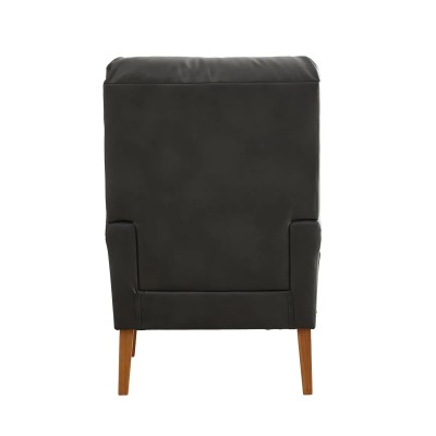 Faro Fireside Armchair - Grey PU