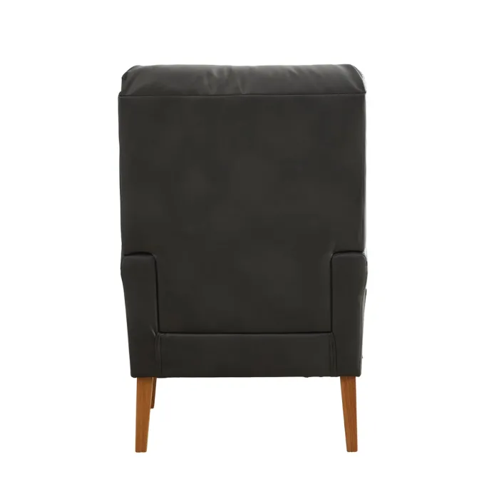 Faro Fireside Armchair - Grey PU