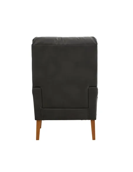 Faro Fireside Armchair - Grey PU