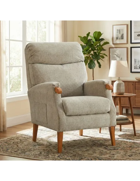 Faro Fireside Armchair - Rabbit