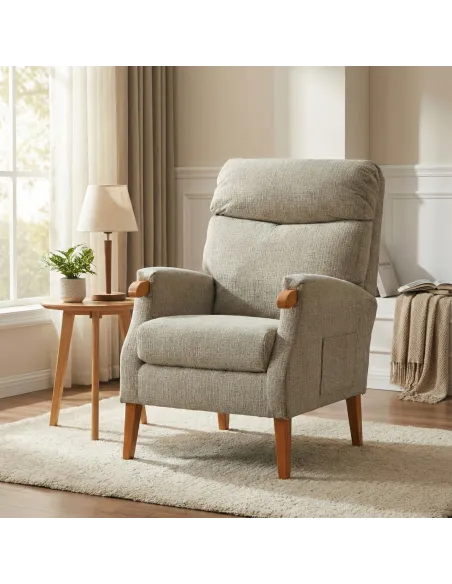 Faro Fireside Armchair - Rabbit