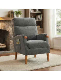 Faro Fireside Armchair - Anthracite