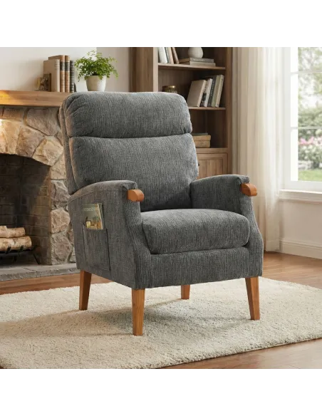 Faro Fireside Armchair - Anthracite