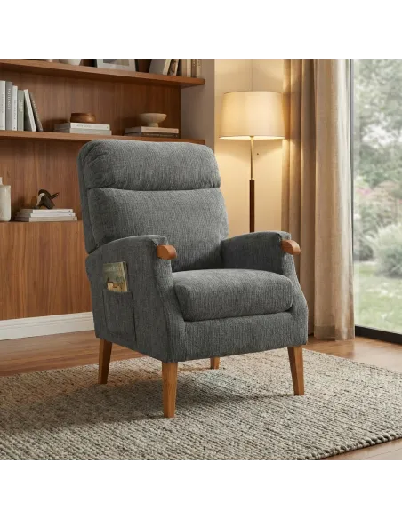 Faro Fireside Armchair - Anthracite