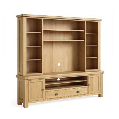 Gia 2180 mm Hutch - Natural Oak