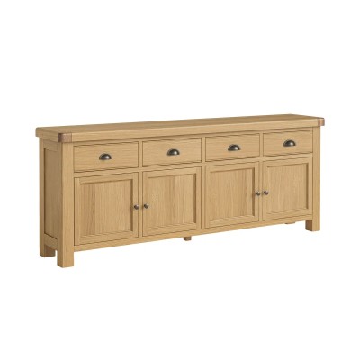 Gia 4 Drawer + 4 Doors Sideboard - Natural Oak
