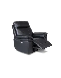 Horizon Armchair - Black Leather