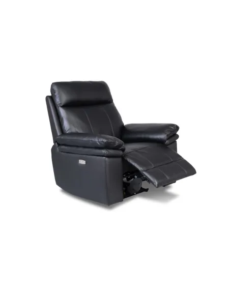 Horizon Armchair - Black Leather