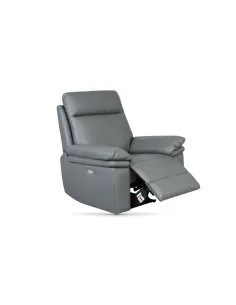Horizon Armchair - Dark Grey Leather