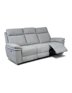 Horizon 3 Seater Fabric Sofa - Light Grey