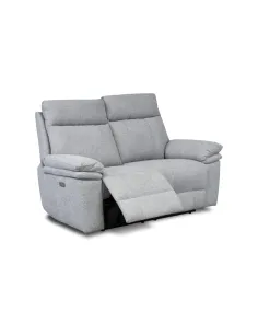 Horizon 2 Seater Fabric Sofa - Light Grey