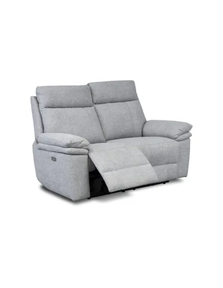 Horizon 2 Seater Fabric Sofa - Light Grey