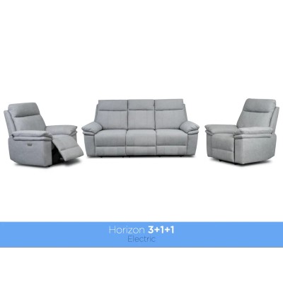 Horizon Armchair - Light Grey Fabric