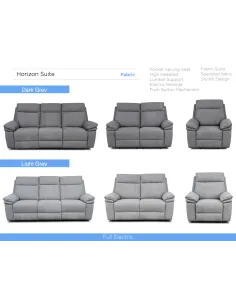 Horizon Armchair - Dark Grey Fabric 2