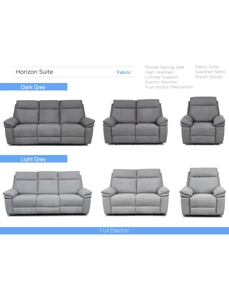 Horizon Armchair - Dark Grey Fabric
